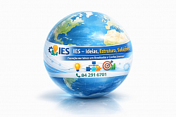 Logotipo do IES | Ideias, e Estrutura Soluções